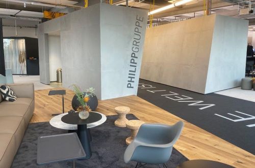 Wandgestaltung in Sichtbetonoptik (Betonlook mit Betonputz)