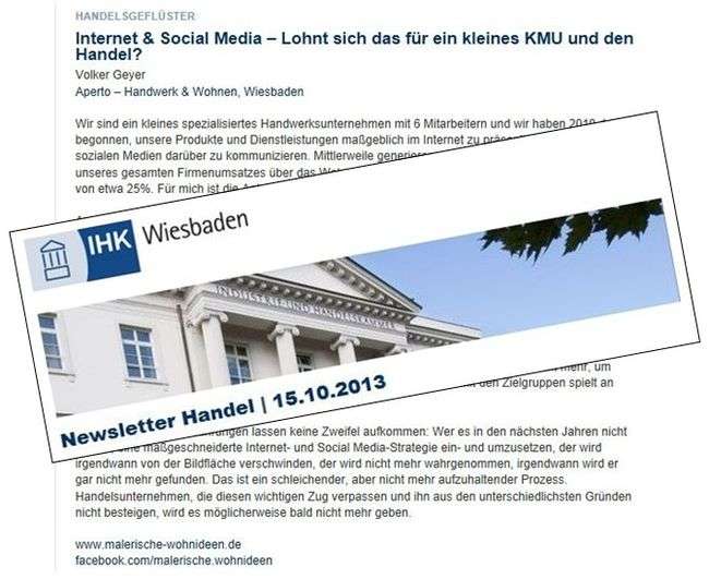 Malerische - Wohnideen IHK Wiesbaden Handelsgeflüster Social Media Marketing im Handel 1
