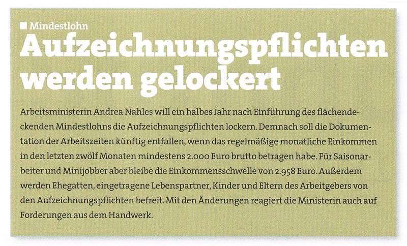 mindestlohn-lockerung-aufzeichnungspflicht