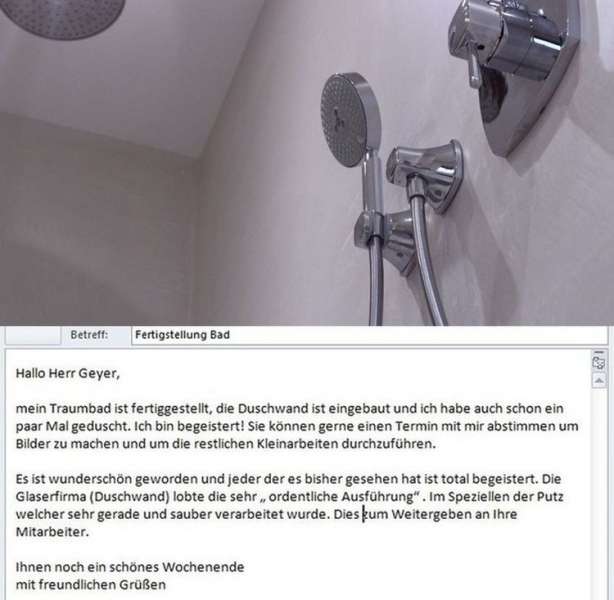 fugenloses Bad, fugenlose Bäder