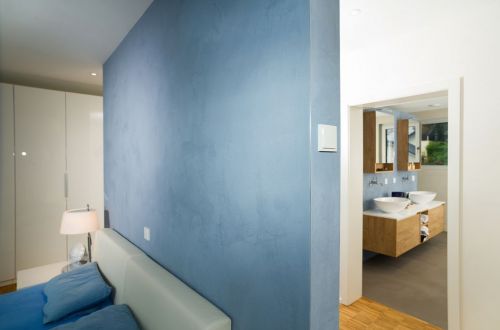 Wandgestaltung mit Kalkputz