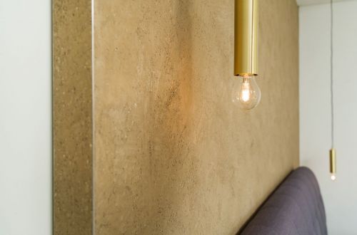 Wandgestaltung mit Kalkputz