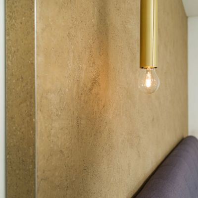 Wandgestaltung mit Kalkputz