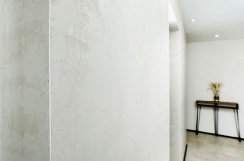 Wandgestaltung mit Kalkputz