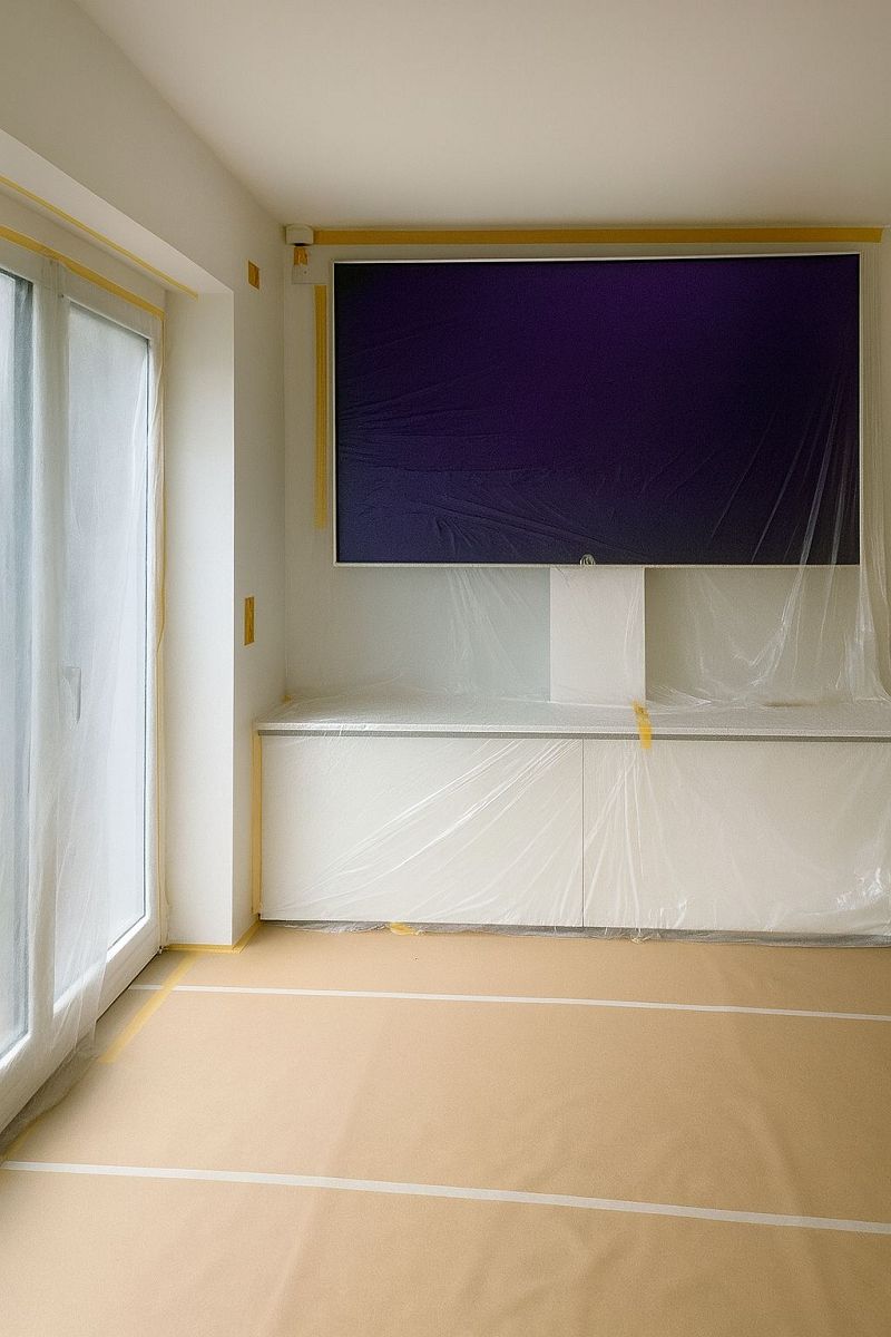 Abdeckarbeiten von Malerbetrieben bei Malerische Wohnideen 5