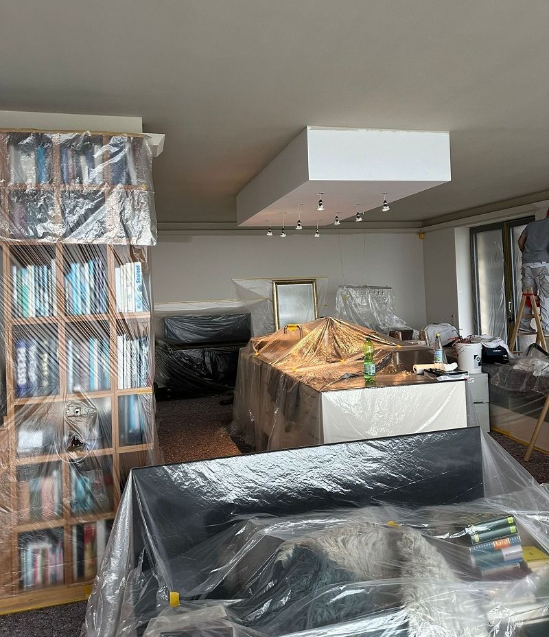 Abdeckarbeiten von Malerbetrieben bei Malerische Wohnideen 6