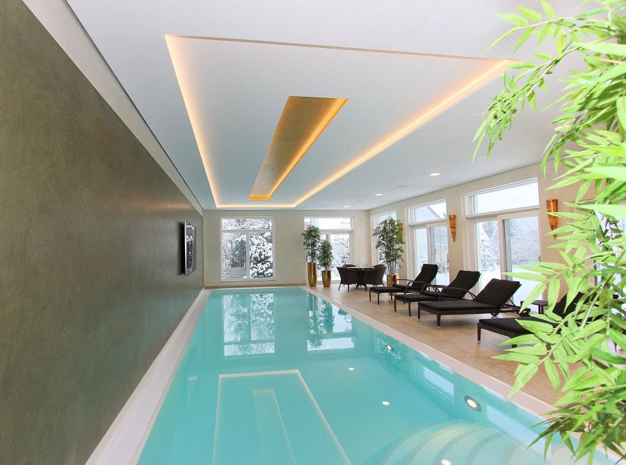 Poolhaus, Wellnessoase, LED-Beleuchtung nahe Augsburg